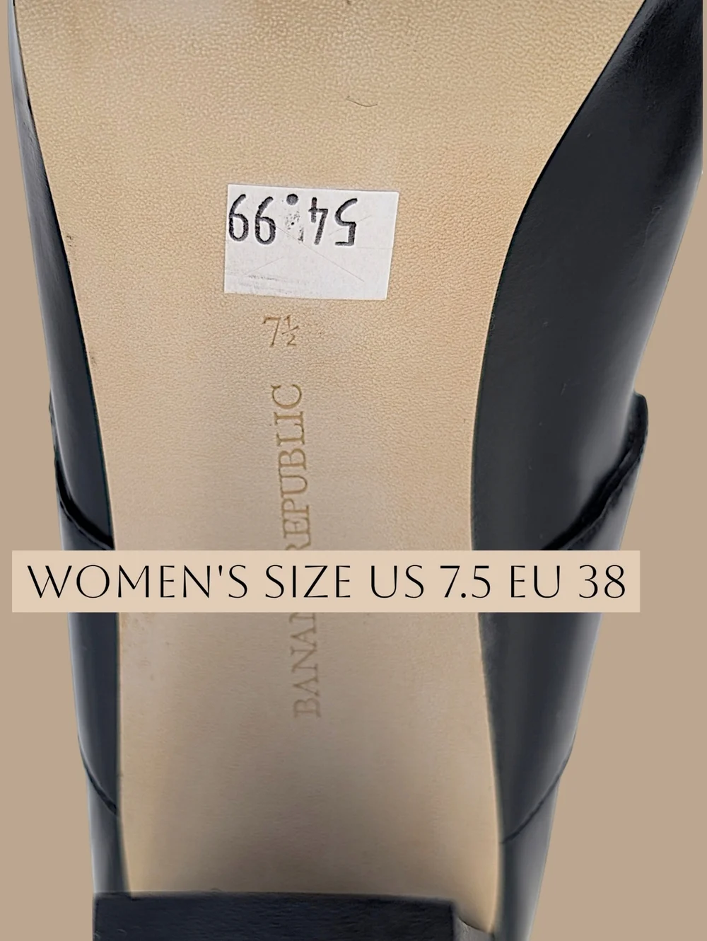 Banana Republic sculptural heel